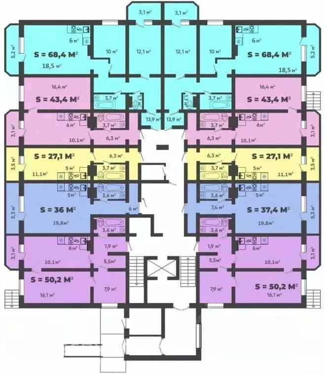 1-к кв. Красноярский край, Минусинск ул. Трегубенко, 65 (36.0 м) - Фото 1