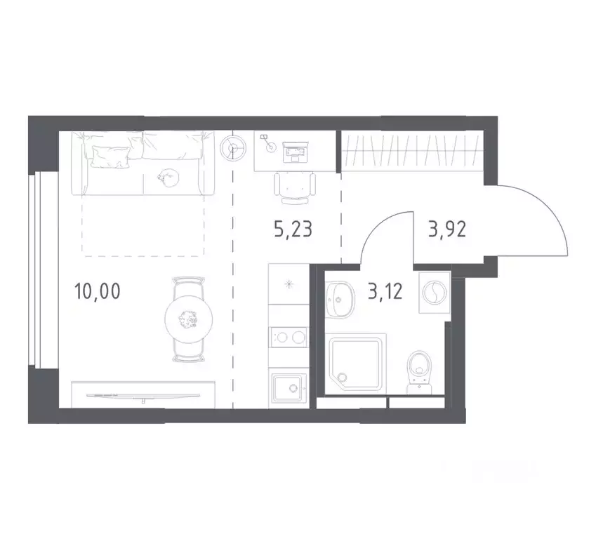 1-к кв. Московская область, Химки городской округ, д. Юрлово Пятницкие ... - Фото 1