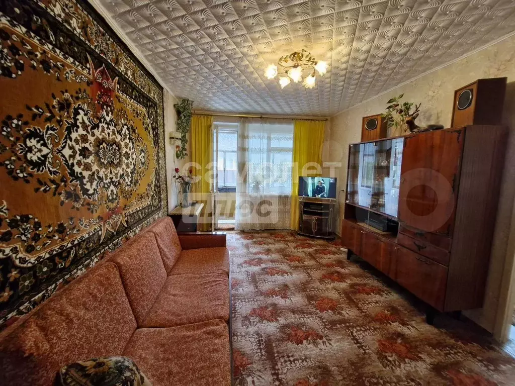 3-к. квартира, 51,2 м, 5/5 эт. - Фото 1