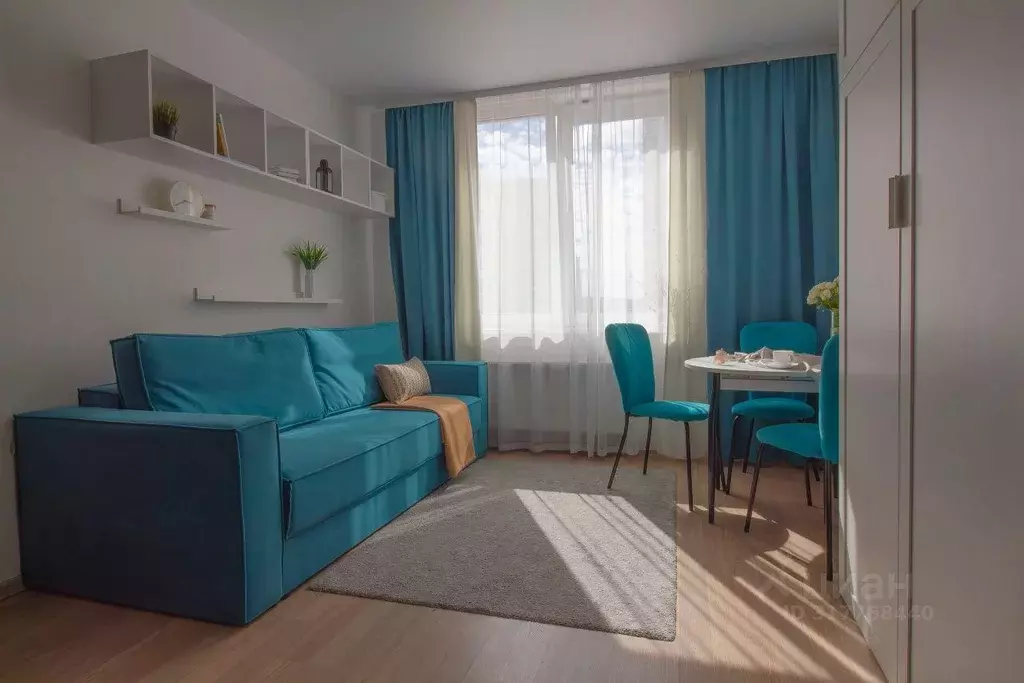 Квартира, 1 комната, 46.6 м - Фото 0