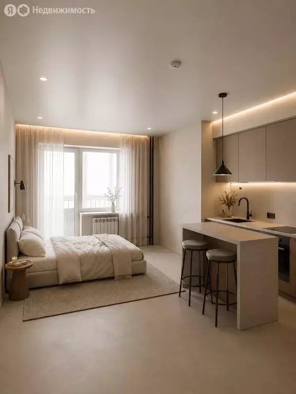 1-комнатная квартира: Томск, улица Сергея Вицмана, 37 (30 м) - Фото 1
