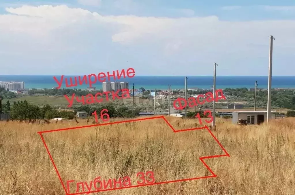 Участок в Краснодарский край, Анапа муниципальный округ, с. Витязево ... - Фото 0