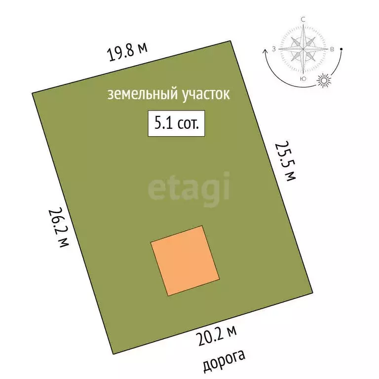 Участок в Череповец, СНТ №4 ФМК (5 м) - Фото 1