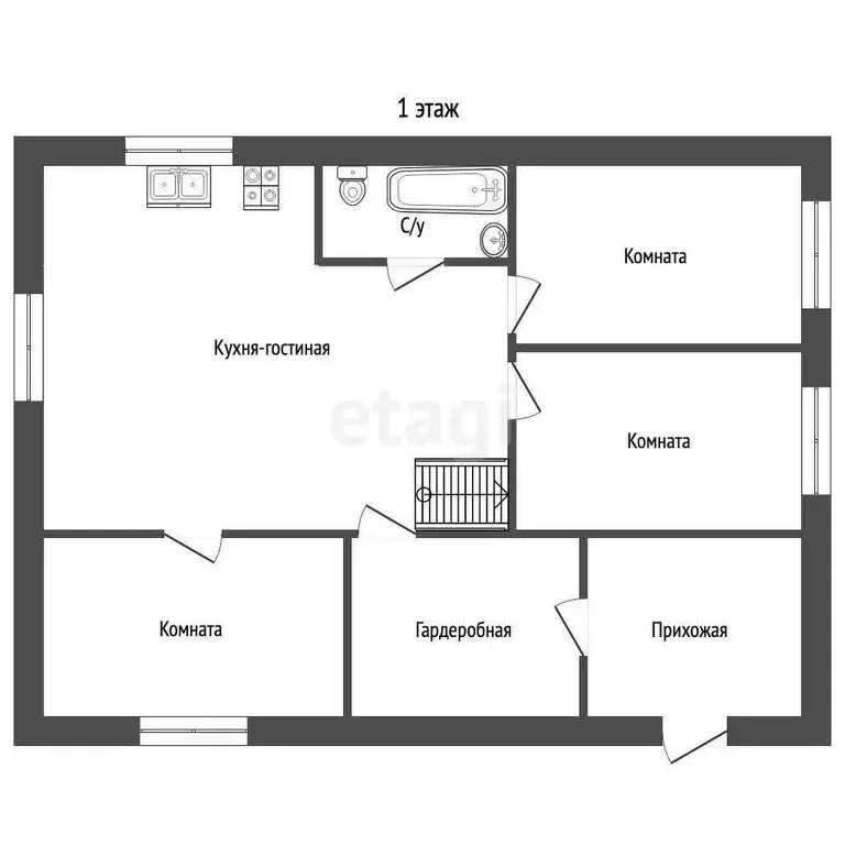 Дом в деревня Аладьино, Центральная улица (90.4 м) - Фото 1