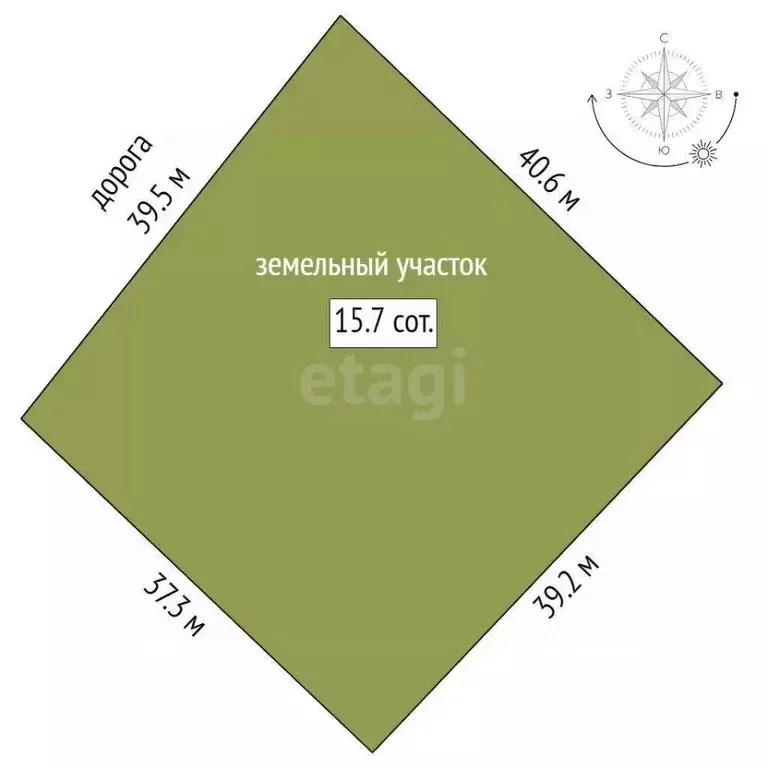 Участок в Тюменская область, Тюменский муниципальный округ, д. ... - Фото 2