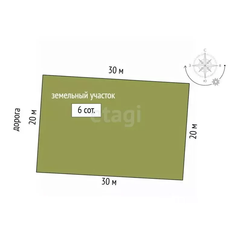 Участок в Ростовская область, Аксайский район, Ольгинское с/пос, ... - Фото 1