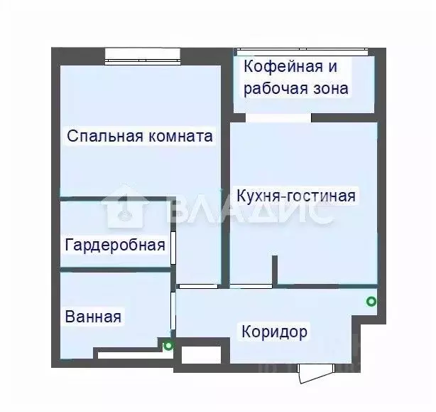 1-к кв. Москва Производственная ул., 10к1 (38.5 м) - Фото 2