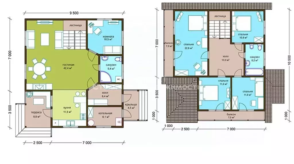 Дом в Московская область, Подольск городской округ, Кузнечики лайф кп  ... - Фото 2