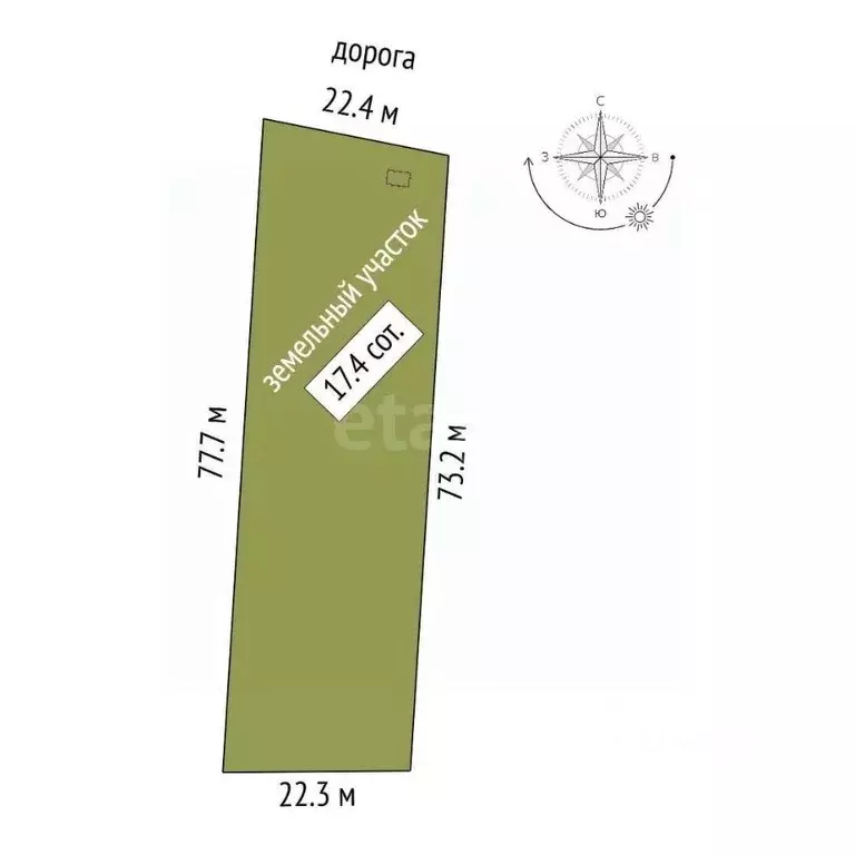 Участок в Калужская область, Бабынинский муниципальный округ, Утешево ... - Фото 2