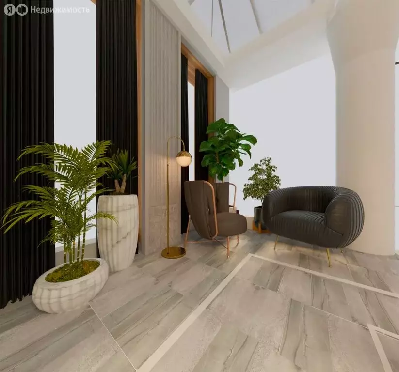 Квартира-студия: Сочи, микрорайон Бытха, улица Бытха, 41 (34 м) - Фото 2