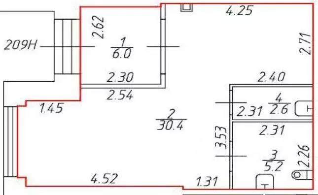 Помещение свободного назначения в Санкт-Петербург Малая Бухарестская ... - Фото 2