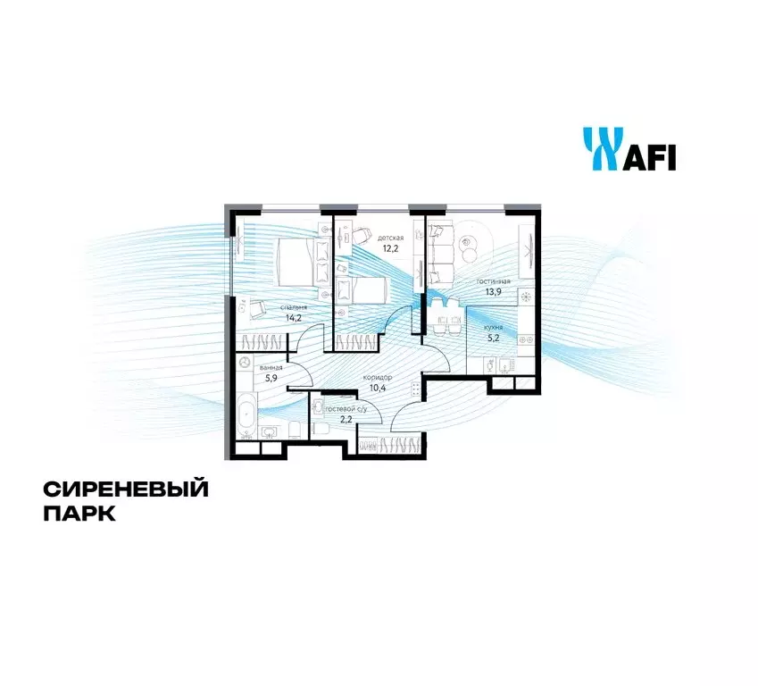 3-комнатная квартира: Москва, Тагильская улица, 2к1 (64 м) - Фото 1