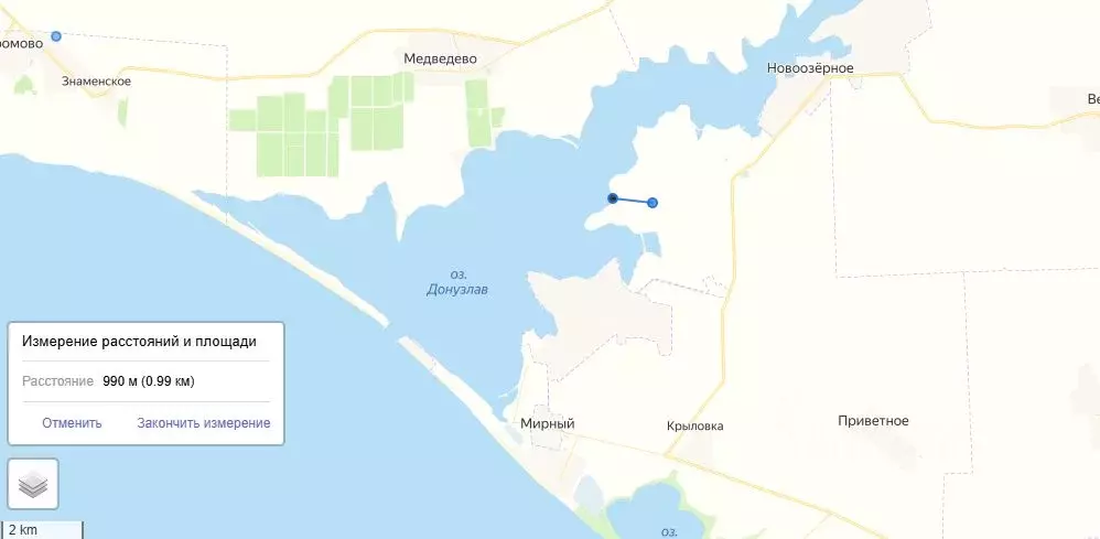 Участок в Крым, Евпатория городской округ, Новоозерное пгт  (11.0 ... - Фото 2