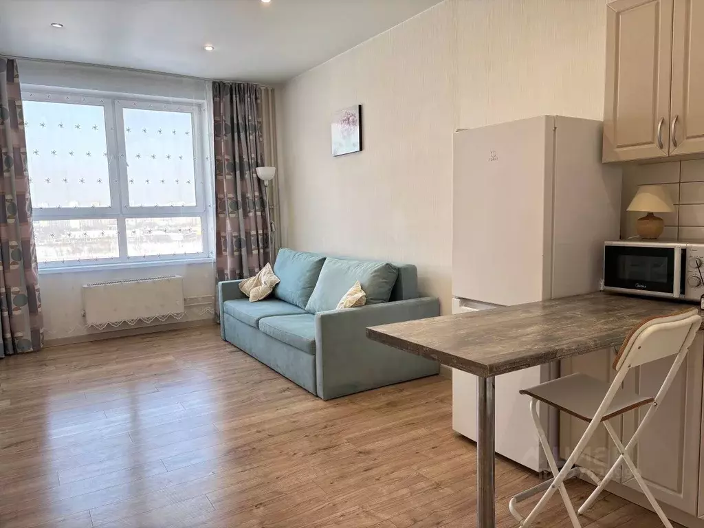 Студия Московская область, Люберцы ул. Юности, 13к1 (27.0 м) - Фото 1