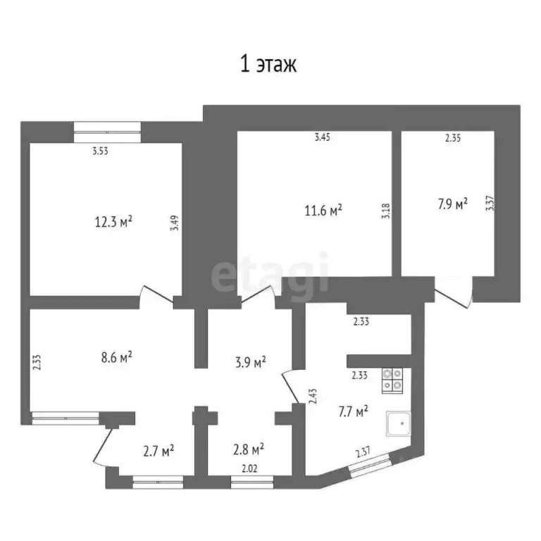 2-к кв. Крым, Ялта ул. Чехова, 19 (80.0 м) - Фото 1