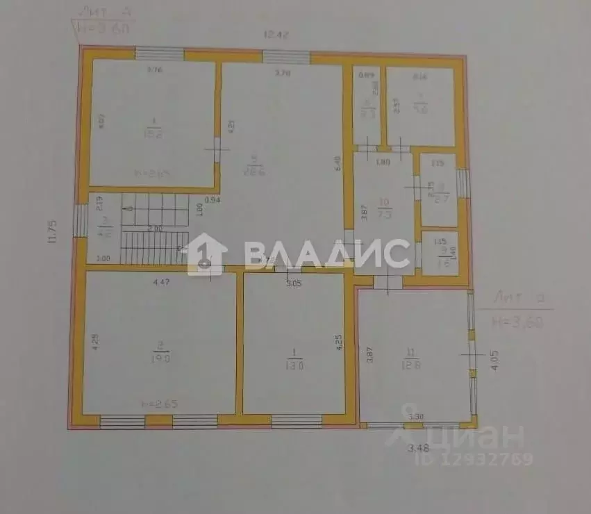 Дом в Пензенская область, с. Наровчат ул. Комсомольская, 69 (150 м) - Фото 2