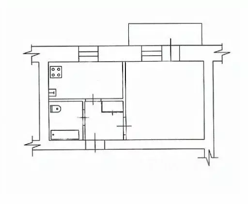 1-к кв. Кировская область, Киров ул. МОПРА, 6а (23.0 м) - Фото 2