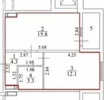1-комнатная квартира: Липецк, улица Механизаторов, 15А (39 м) - Фото 0