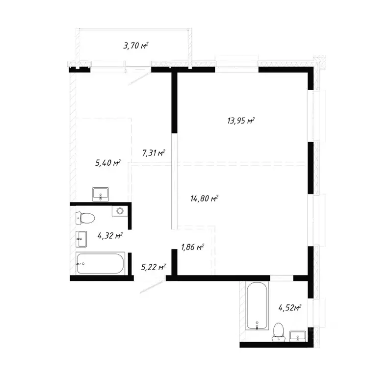 3-к кв. Иркутская область, Иркутск Правобережный округ, Кино жилой ... - Фото 1