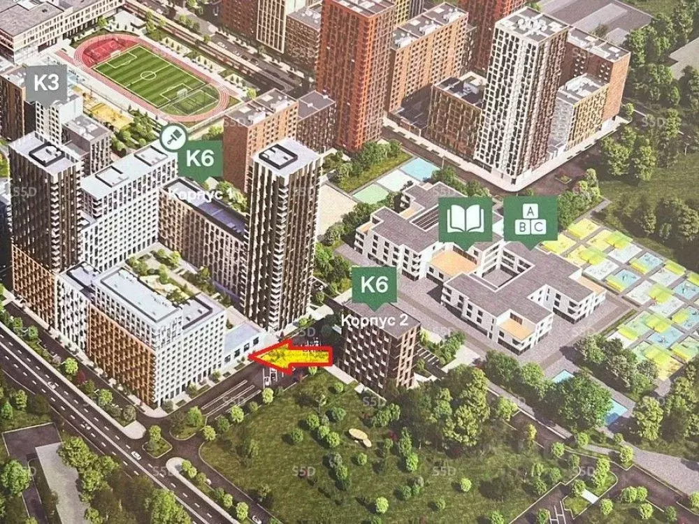 Торговая площадь в Москва пер. 2-й Котляковский, 3 (117 м) - Фото 1