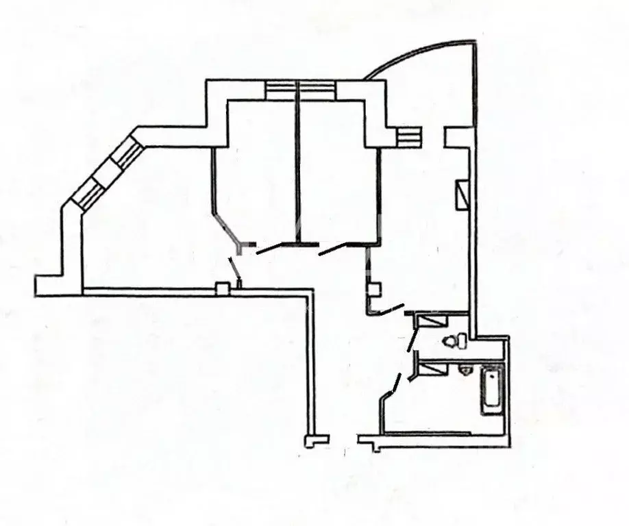 3-к кв. Омская область, Омск ул. 9-я Линия, 193 (72.5 м) - Фото 1