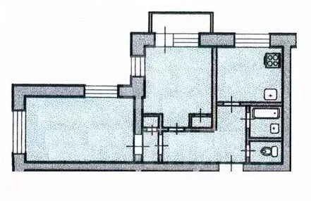 2-к кв. Санкт-Петербург ул. Тамбасова, 30К2 (52.2 м) - Фото 2