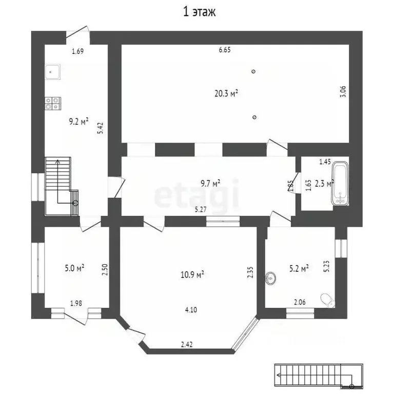 Дом в Ростовская область, Таганрог Социалистическая ул., 50 (181 м) - Фото 1