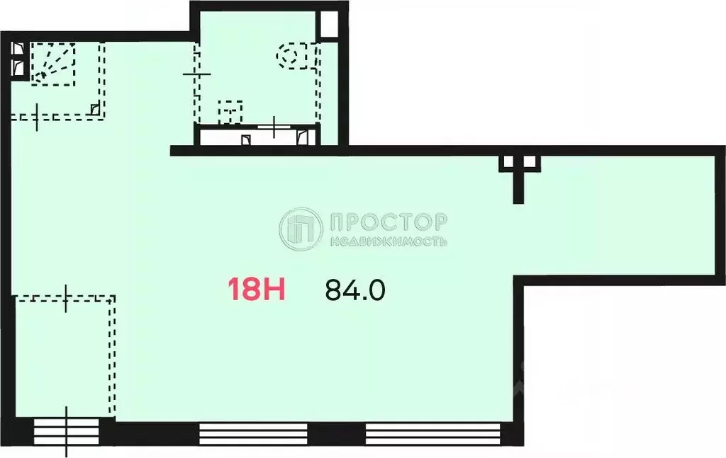 Помещение свободного назначения в Москва Родниковая ул., 5А (84 м) - Фото 1