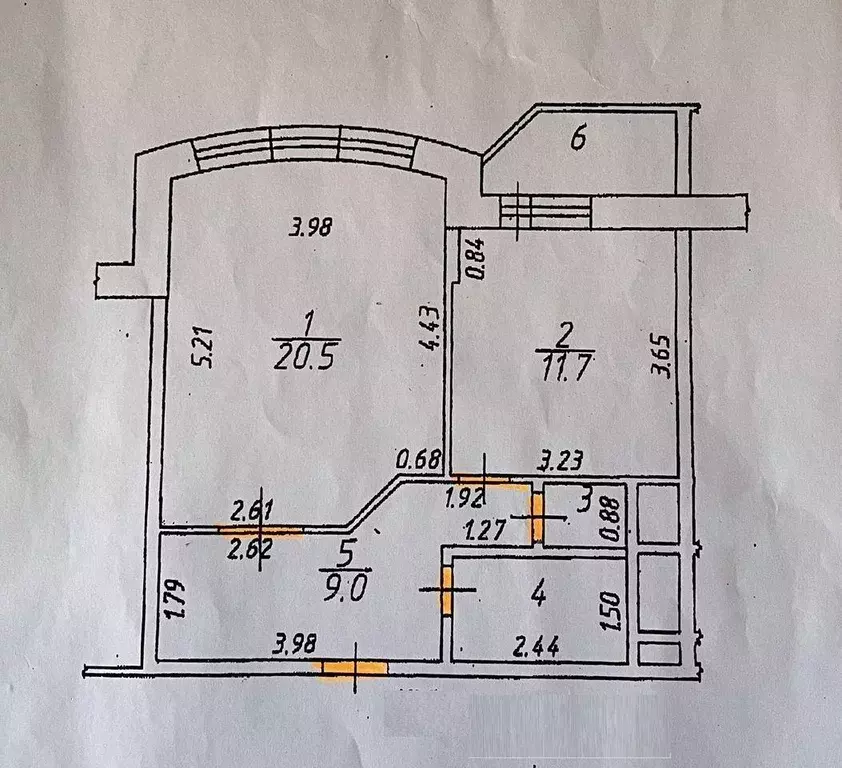 Квартира, 1 комната, 47.9 м - Фото 0