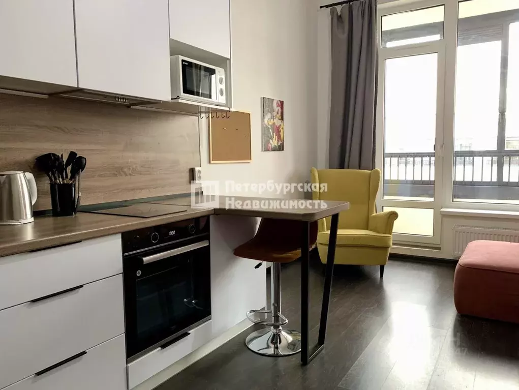 Студия Санкт-Петербург ул. Владимира Пчелинцева, 6к2 (23.5 м) - Фото 1