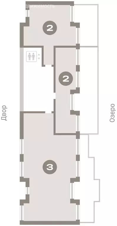 3-комнатная квартира: Тюмень, жилой комплекс Дом у Озера (199.74 м) - Фото 1