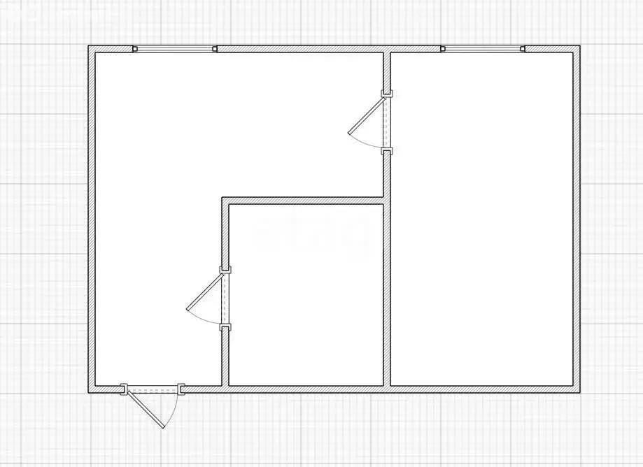 1-комнатная квартира: Мантурово, Октябрьская улица, 25 (28.3 м) - Фото 1
