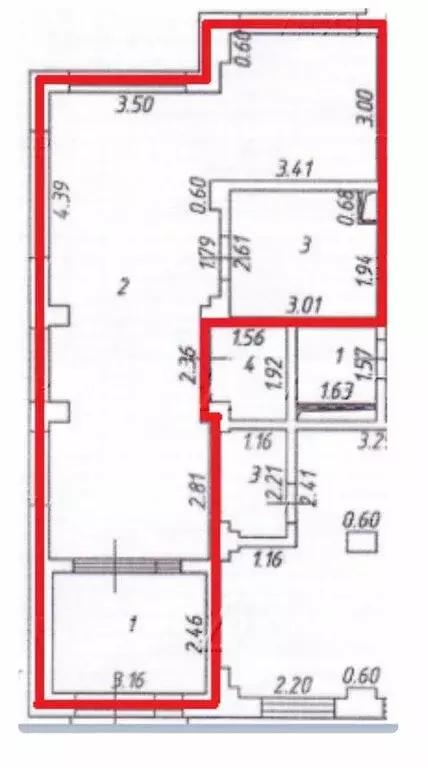 Помещение свободного назначения (59 м) - Фото 2