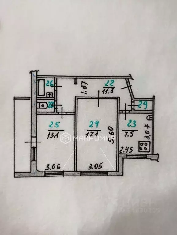 2-к кв. Орловская область, Орел наб. Дубровинского, 90 (53.1 м) - Фото 1