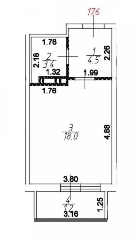 Студия Ленинградская область, Мурино Всеволожский район, ул. Шоссе в ... - Фото 1