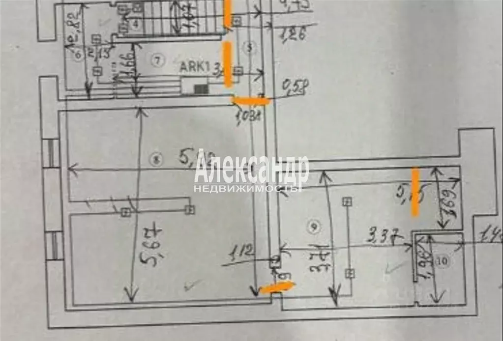 Офис в Санкт-Петербург Среднеохтинский просп., 14 (60 м) - Фото 2