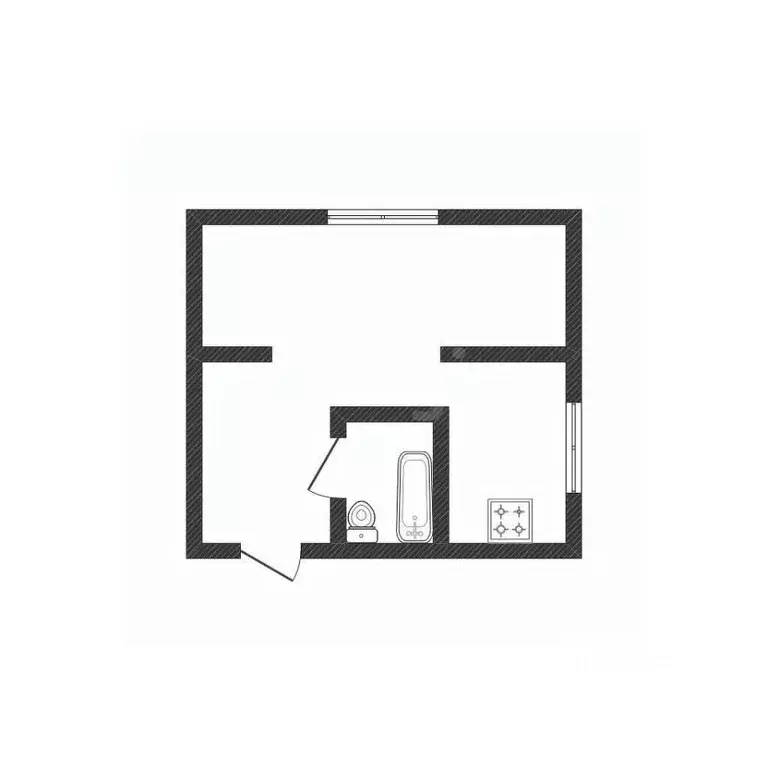 1-к кв. Смоленская область, Смоленск пос. 430 километр, 19 (28.7 м) - Фото 1