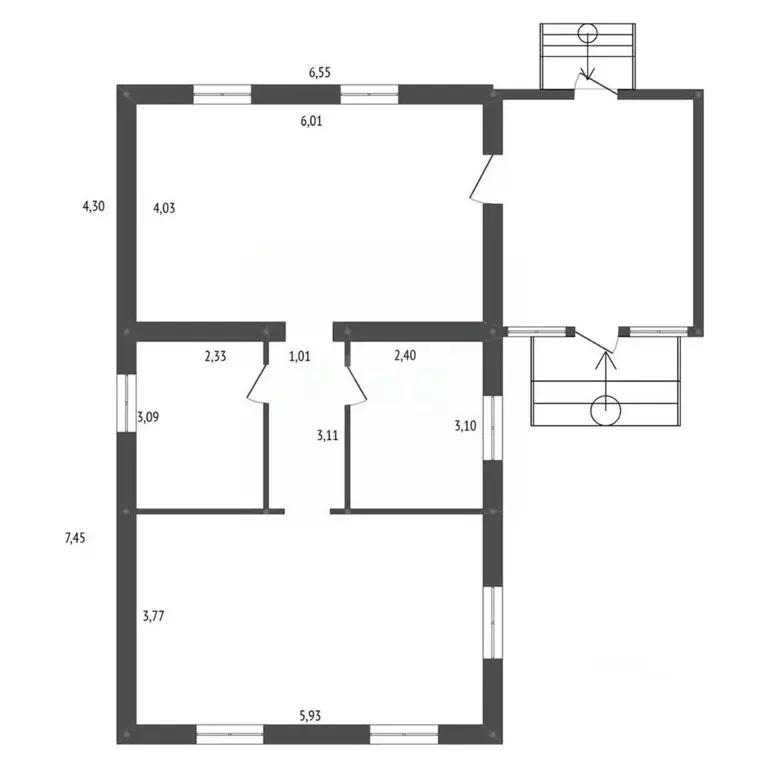 Дом в Амурская область, Белогорский муниципальный округ, с. Никольское ... - Фото 2