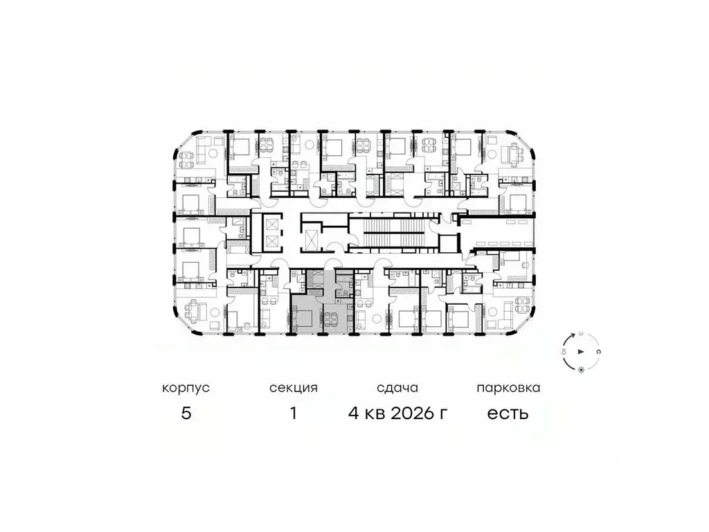 1-к кв. Москва Левел Нижегородская жилой комплекс (35.4 м) - Фото 1