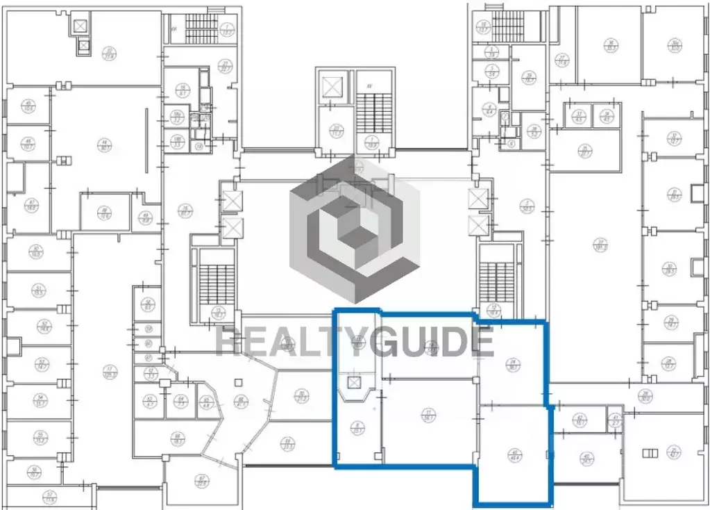 Офис в Москва Волгоградский просп., 43К1 (246 м) - Фото 1