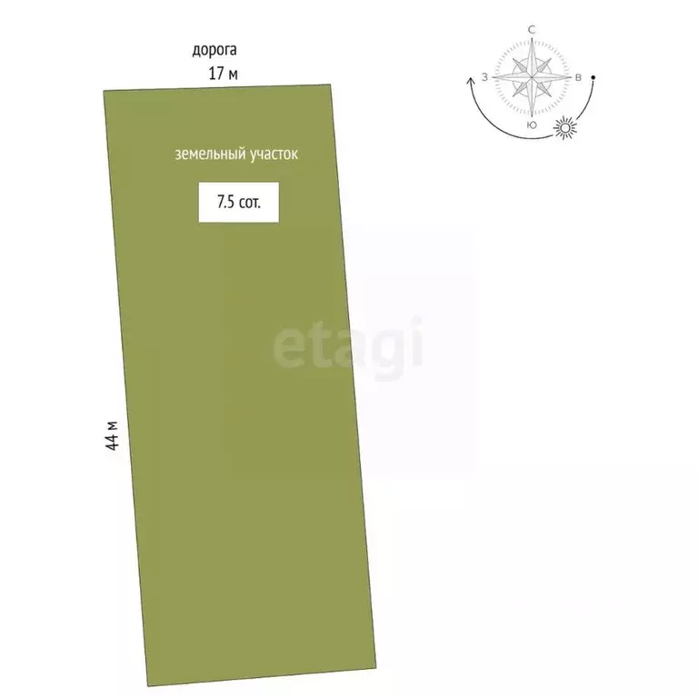 Участок в Забайкальский край, Читинский район, с. Смоленка  (7.5 сот.) - Фото 2