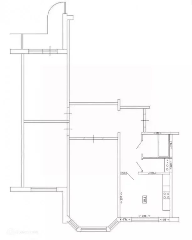 3-к кв. Московская область, Люберцы ул. Побратимов, 9 (74.7 м) - Фото 2