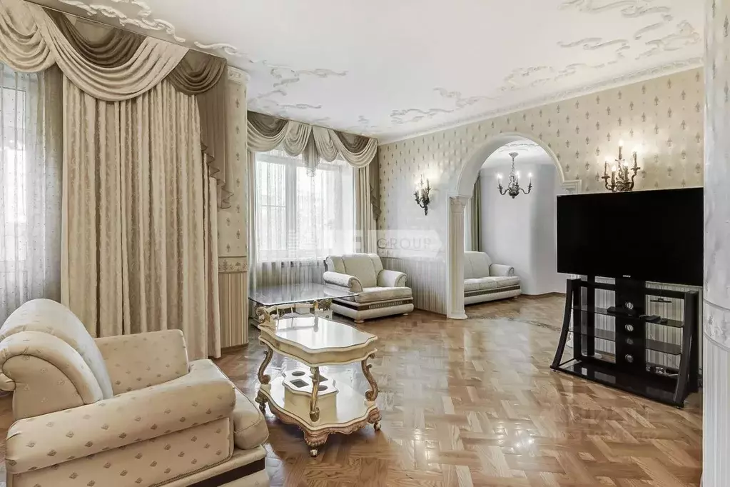 4-к кв. Москва ул. Красная Пресня, 7 (219.0 м) - Фото 0
