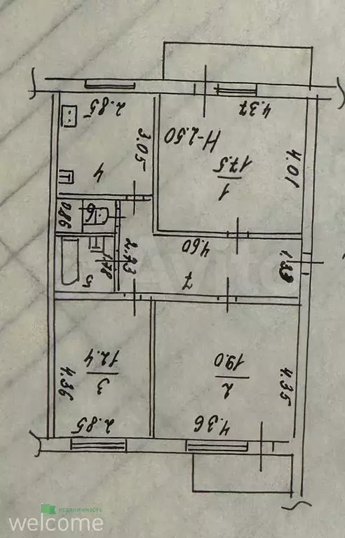 3-к. квартира, 78 м, 4/9 эт. - Фото 0