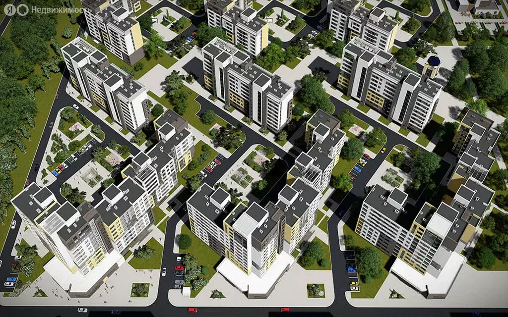 1-комнатная квартира: Молодёжное, Парковая улица, 1 (36.6 м) - Фото 1