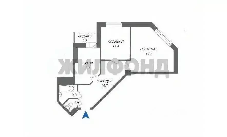 Комната Новосибирская область, Новосибирск Ленинградская ул., 149 ... - Фото 0