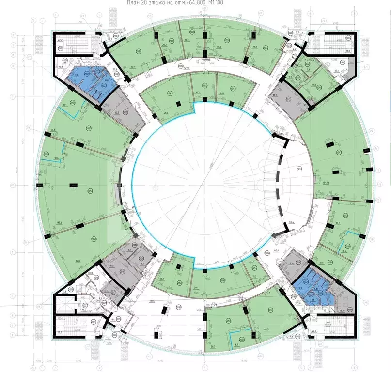 Помещение свободного назначения в Москва Тестовская ул., 10 (1719 м) - Фото 2