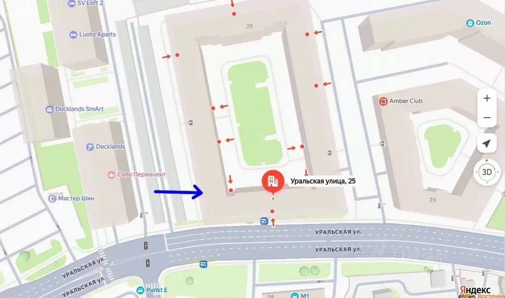 Торговая площадь в Санкт-Петербург Уральская ул., 25 (36 м) - Фото 1