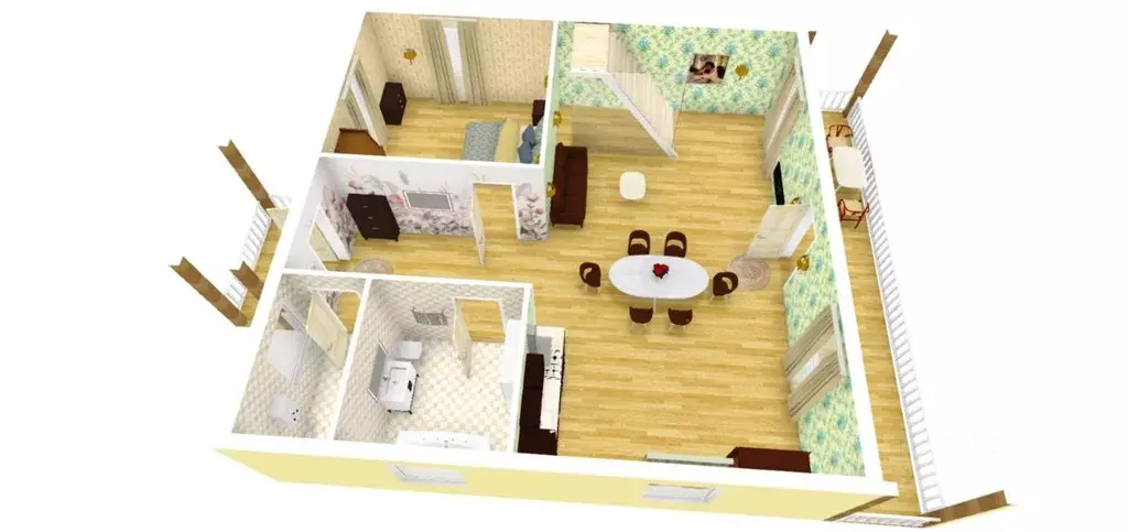 Дом в Калужская область, Малоярославецкий муниципальный округ, Маклино ... - Фото 2