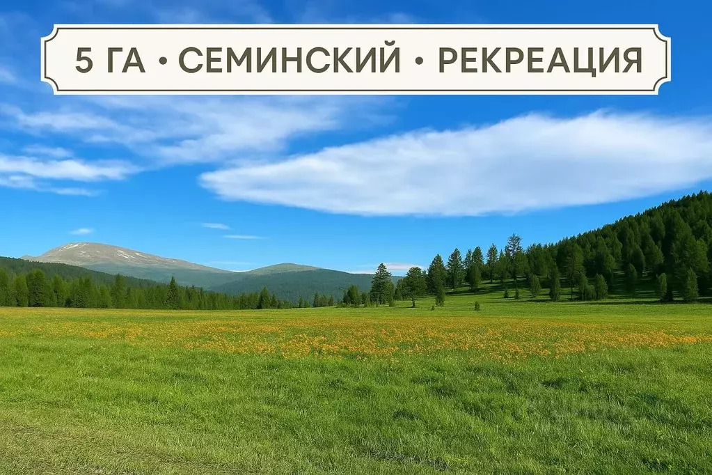 Участок в Алтай, Шебалинский район Р-256 Чуйский тракт, 575-й км ... - Фото 0